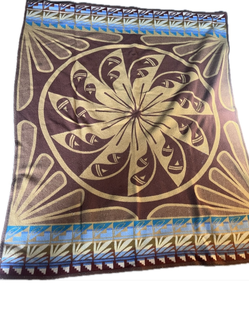 Pendleton - unique - basket dance - wool blanket